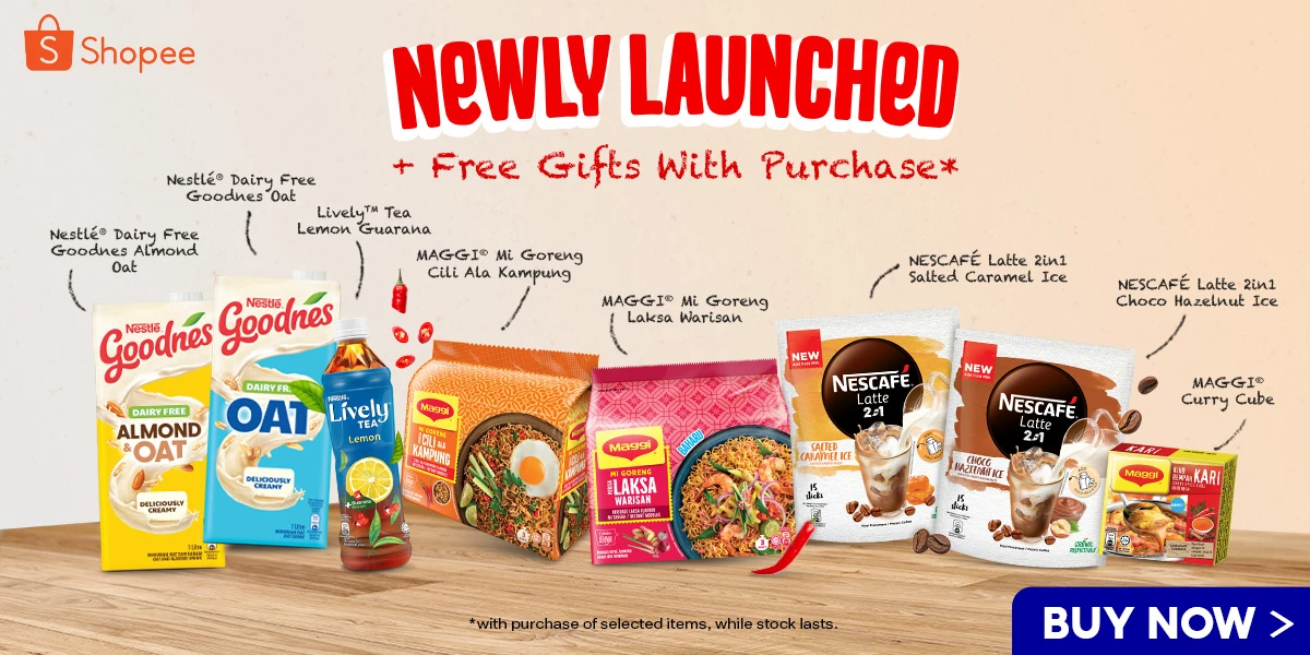 Exclusive Nestle offers on Shopee.